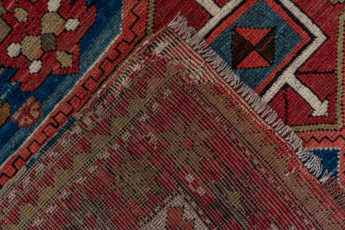 Vintage Kazak Runner Rug (3' x 8')